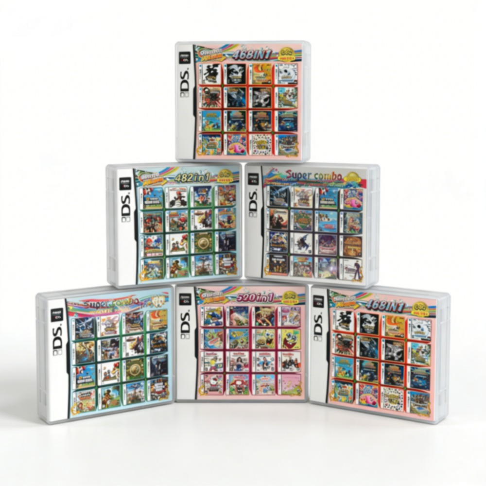 Retro Gaming Portable - ポケモンをテーマにしたマルチゲームカートリッジ（DS/3DS/NDSL/2DS対応）- クラシックなレトロゲームがプリロード済み、プラグ＆プレイ対応の携帯型ゲームアクセサリー