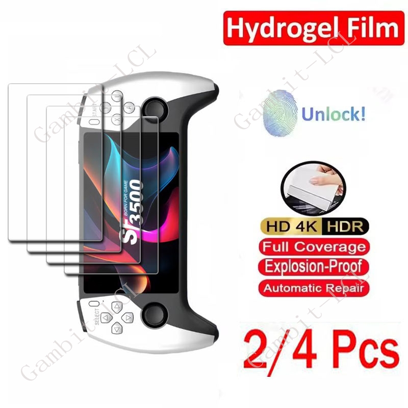 Retro Gaming Console Handheld - 2/4 個 HD フル油圧ハイドロゲルフィルム SF3500 5