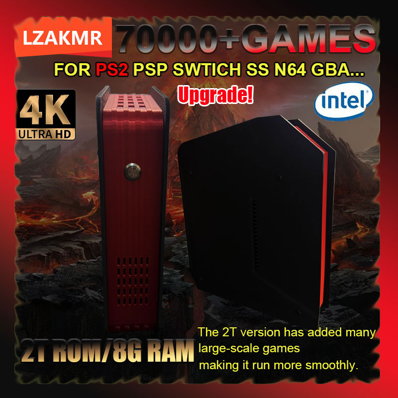 Retro Gaming On Windows - レトロX4ゲーム機 8GB RAM 2TB内蔵 70000+ゲーム Wii