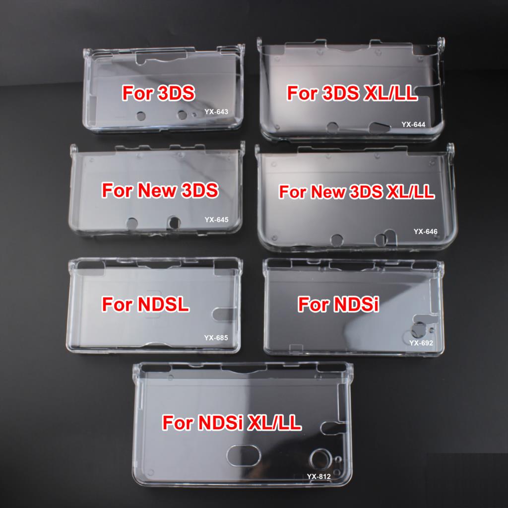 Game Boy Cartridge Holder - 8 モデル 1pc プラスチッククリアクリスタル保護ハードシェルスキンケースカバー GBA SP