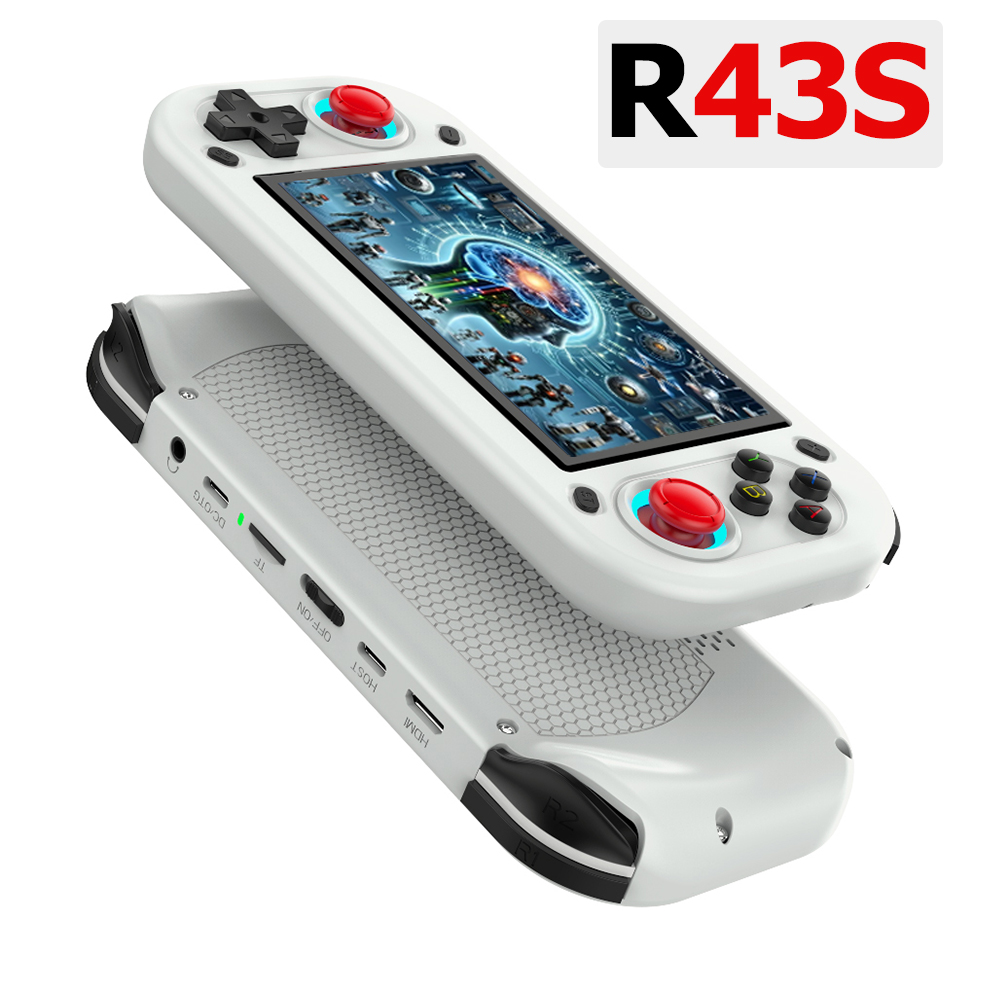 Retro Gaming Os - R43S レトロハンドヘルドビデオゲームコンソールオープンソース Linux システム 4.3 インチ