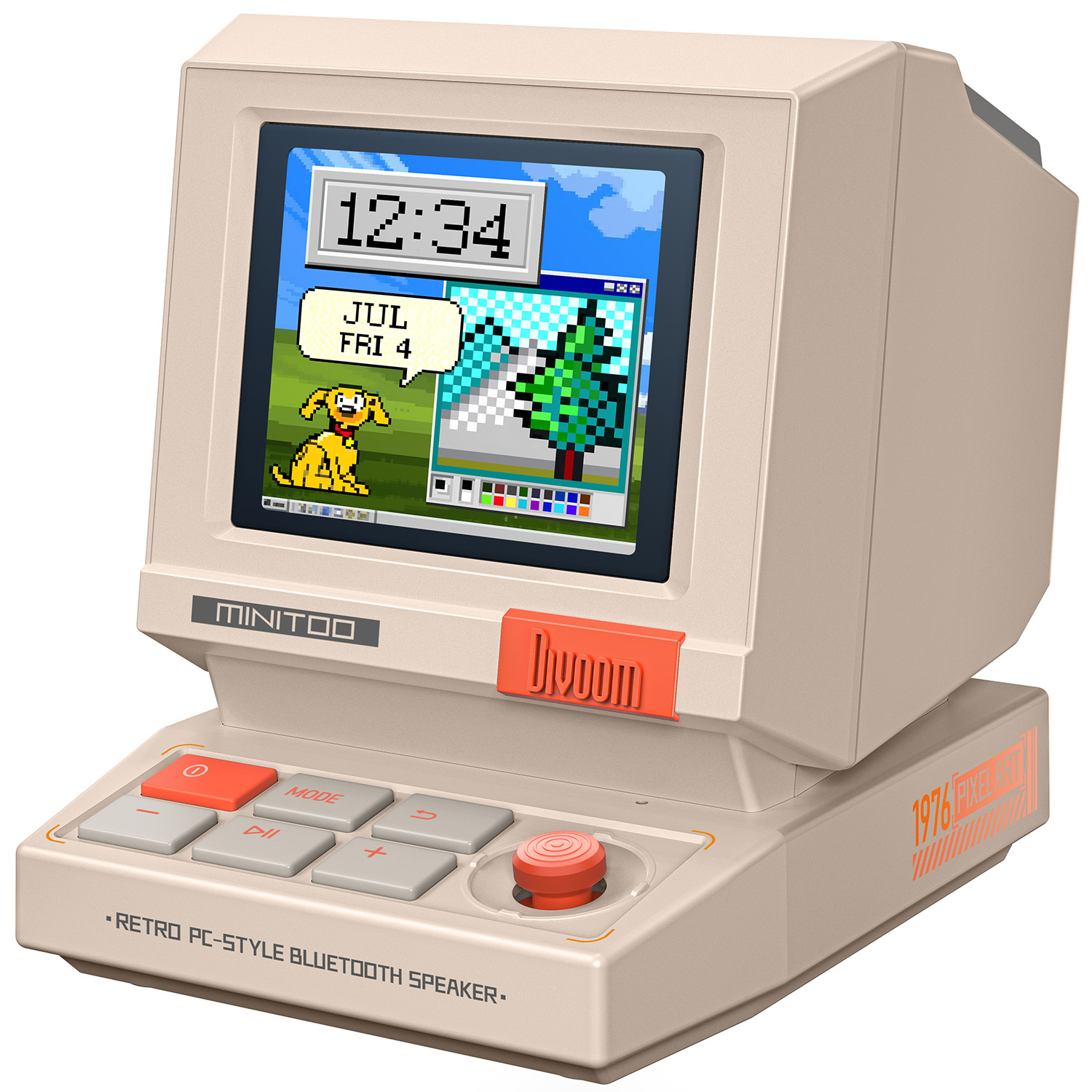 Retro Gaming Cabinet - Divoom MiniToo レトロ Bluetooth スピーカー ポータブル