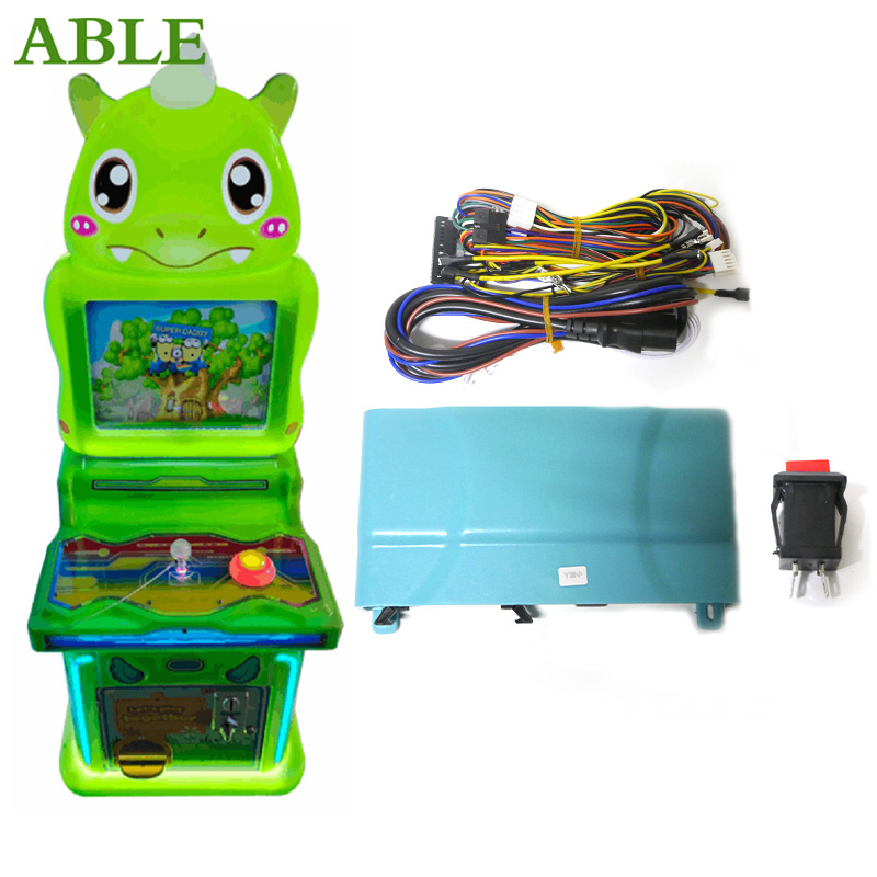 Retro Gaming Store - 子供のためのアーケードチケットゲーム,小さな青い帽子のアーケードキャビネットゲーム,DIY