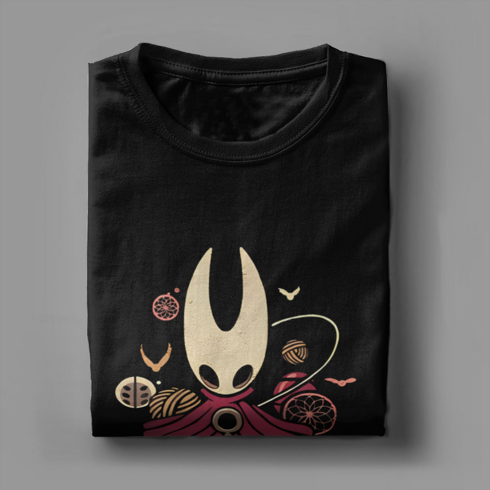 ホロウナイトシルクソングホーネット Tシャツ男性綿ヴィンテー - Retro Gaming T Shirts のレビューと価格