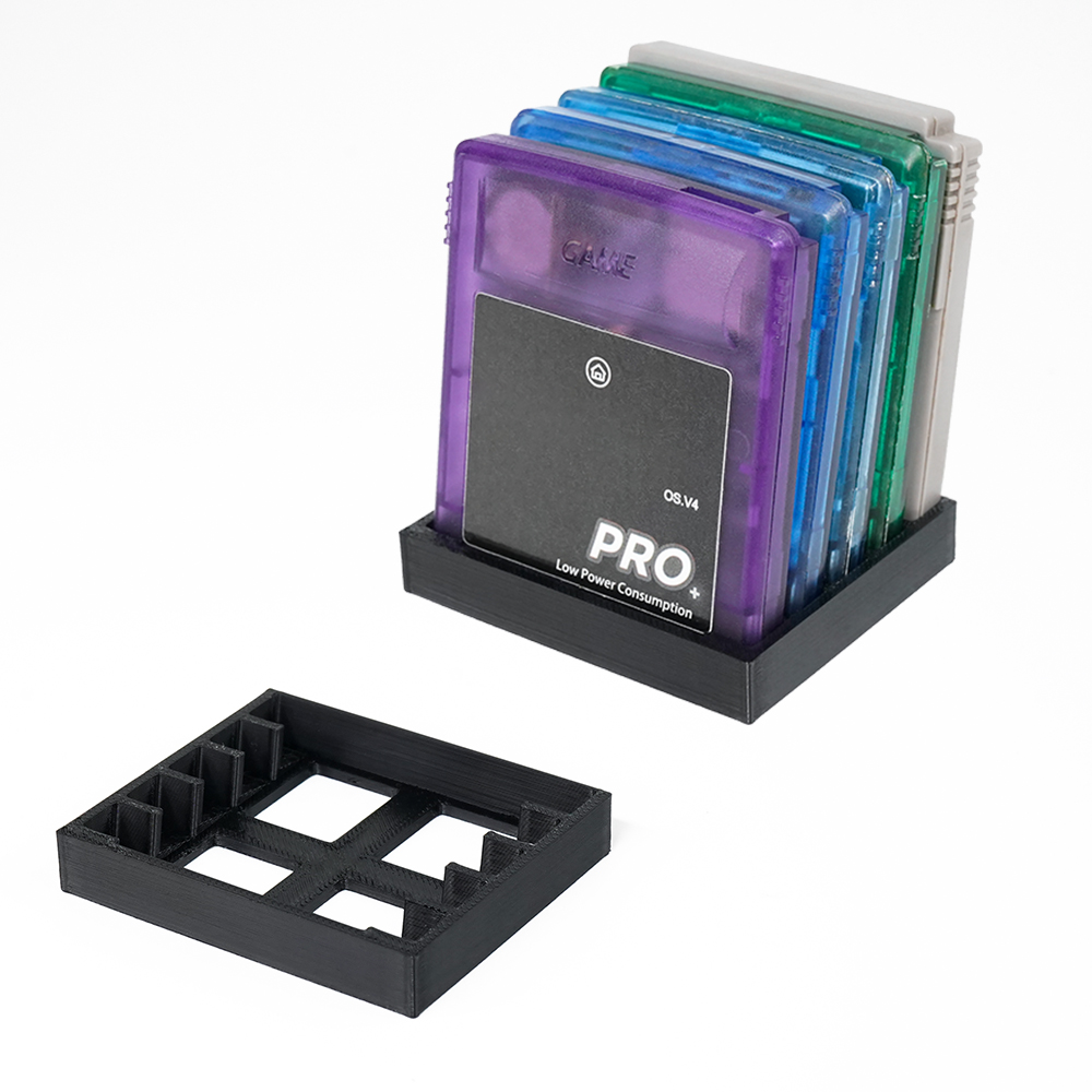 3Dプリント製ゲーム収納スタンドブラケット、カートリッジホル - Game Boy Cartridge Holder のレビューと価格