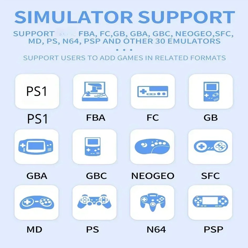 POWKIDDY X55 ハンドヘルドゲームコンソール レト - Retro Gaming Os のレビューと価格