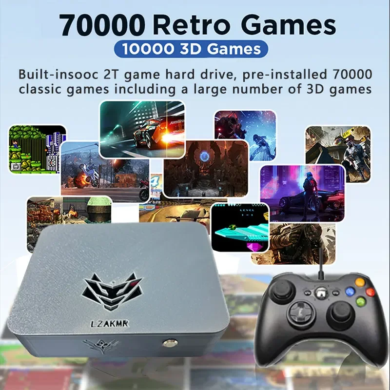 デュアルシステム AK1 Pro ゲームボックス 70000 - Retro Gaming Os のレビューと価格