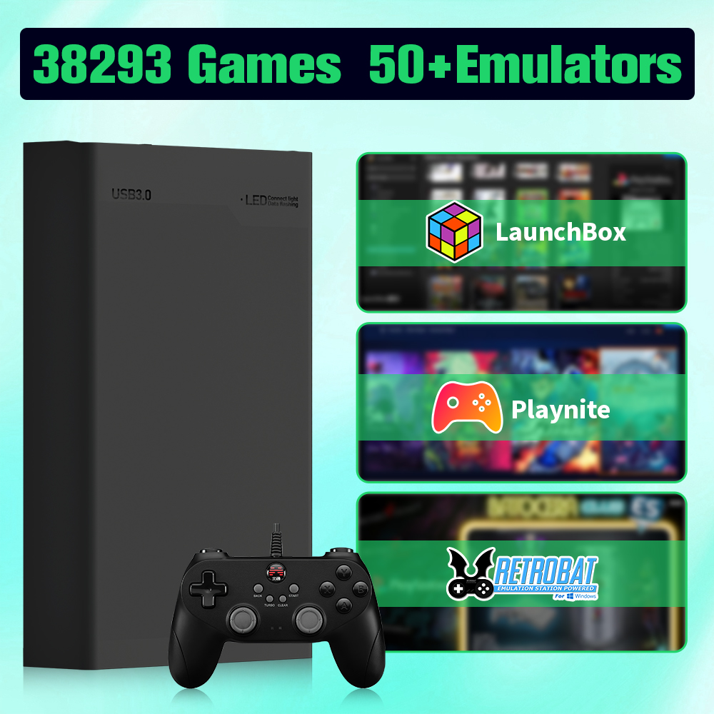 ハイパーベース MIX 500 グラムレトロゲームハードドラ - Retro Gaming Hard Drive のレビューと価格