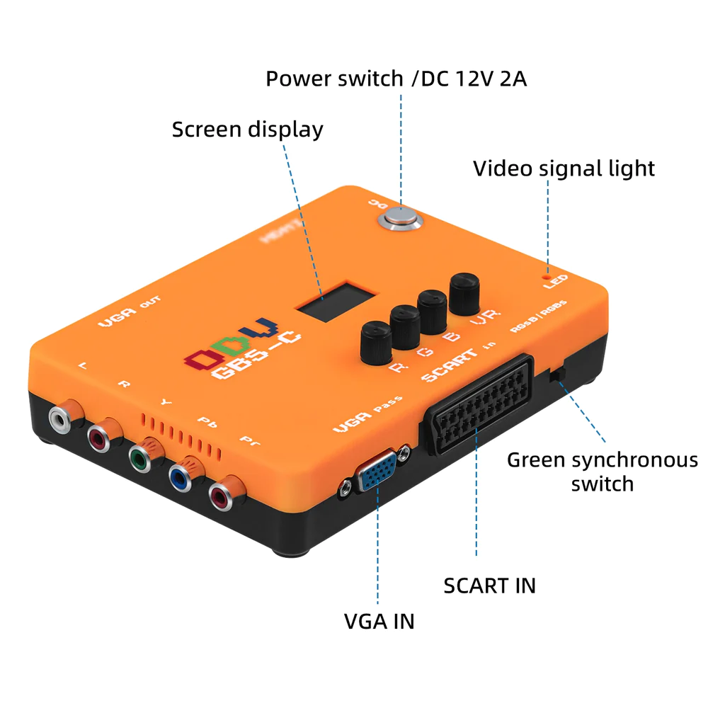 Mcbazel-Vga/scartからvga/hdmiスキャ - Retro Gaming Cabinet のレビューと価格