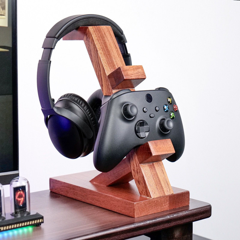 木製コントローラースタンド多機能ゲームコントローラーヘッドセ - Retro Gaming Space のレビューと価格