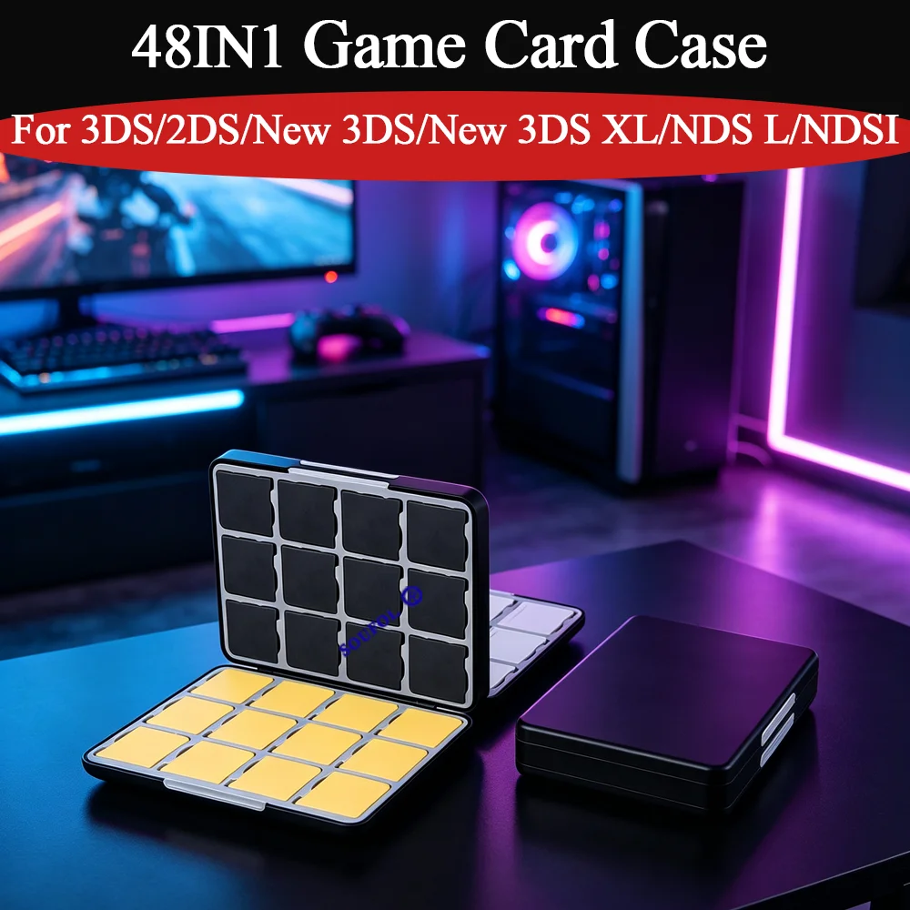 2026 新 3DS 用 48IN1 ポータブルゲームカード - Game Boy Cartridge Holder のレビューと価格