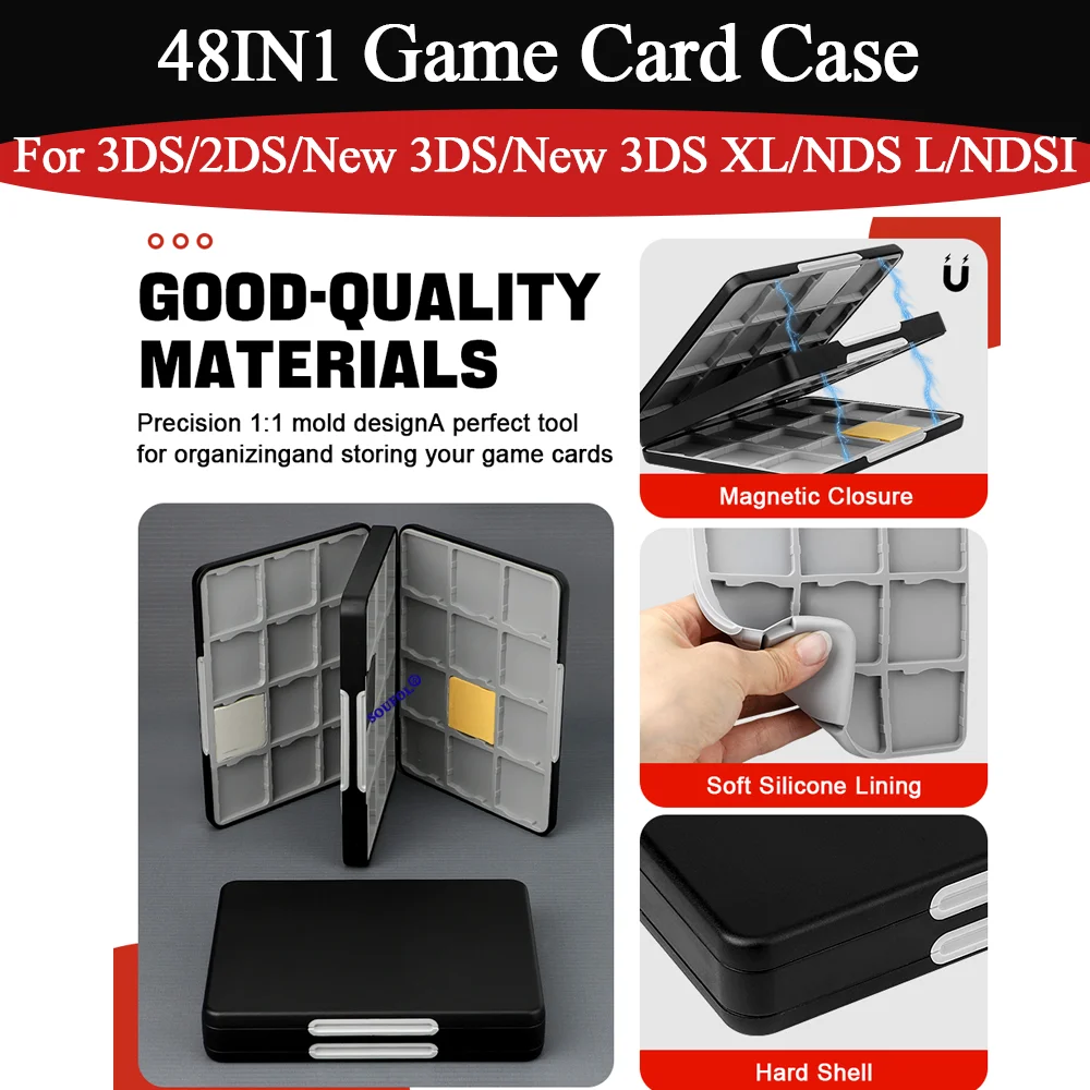 2026 新 3DS 用 48IN1 ポータブルゲームカード - Game Boy Cartridge Holder のレビューと価格