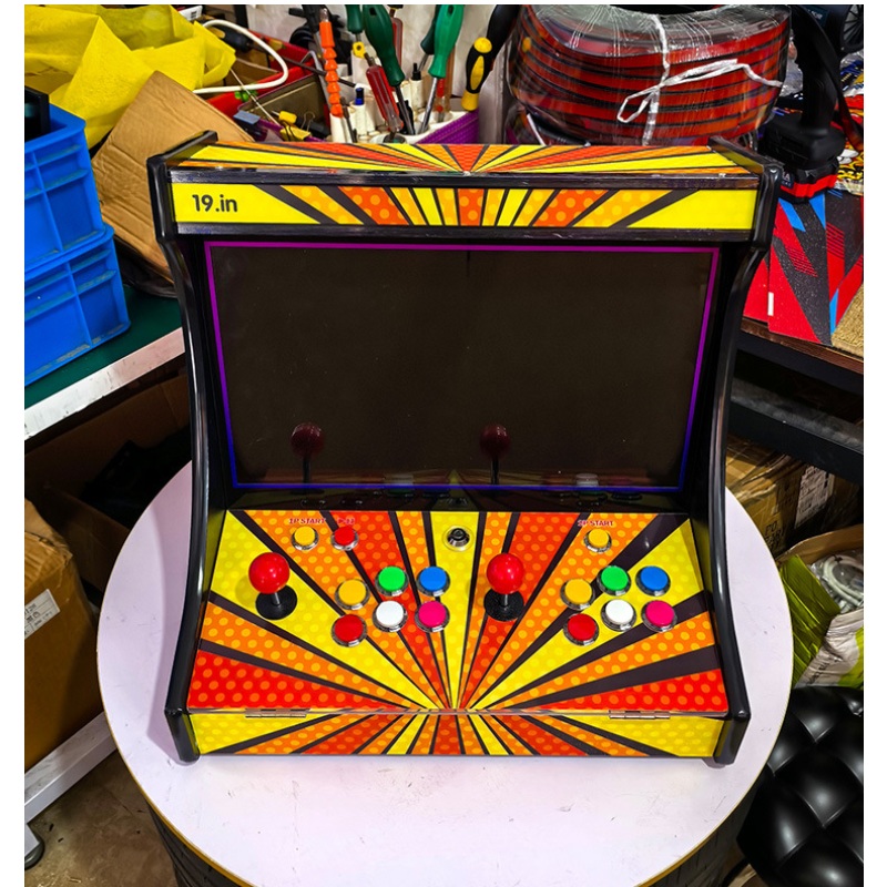 19インチ液晶バートップ、2人用アーケードビデオゲーム機、S - Retro Gaming Cabinet のレビューと価格