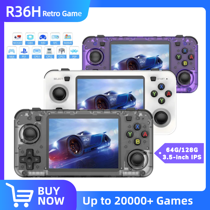 R36H レトロハンドヘルドゲーム機 Linuxシステム搭載 - Retro Gaming Console Handheld のレビューと価格