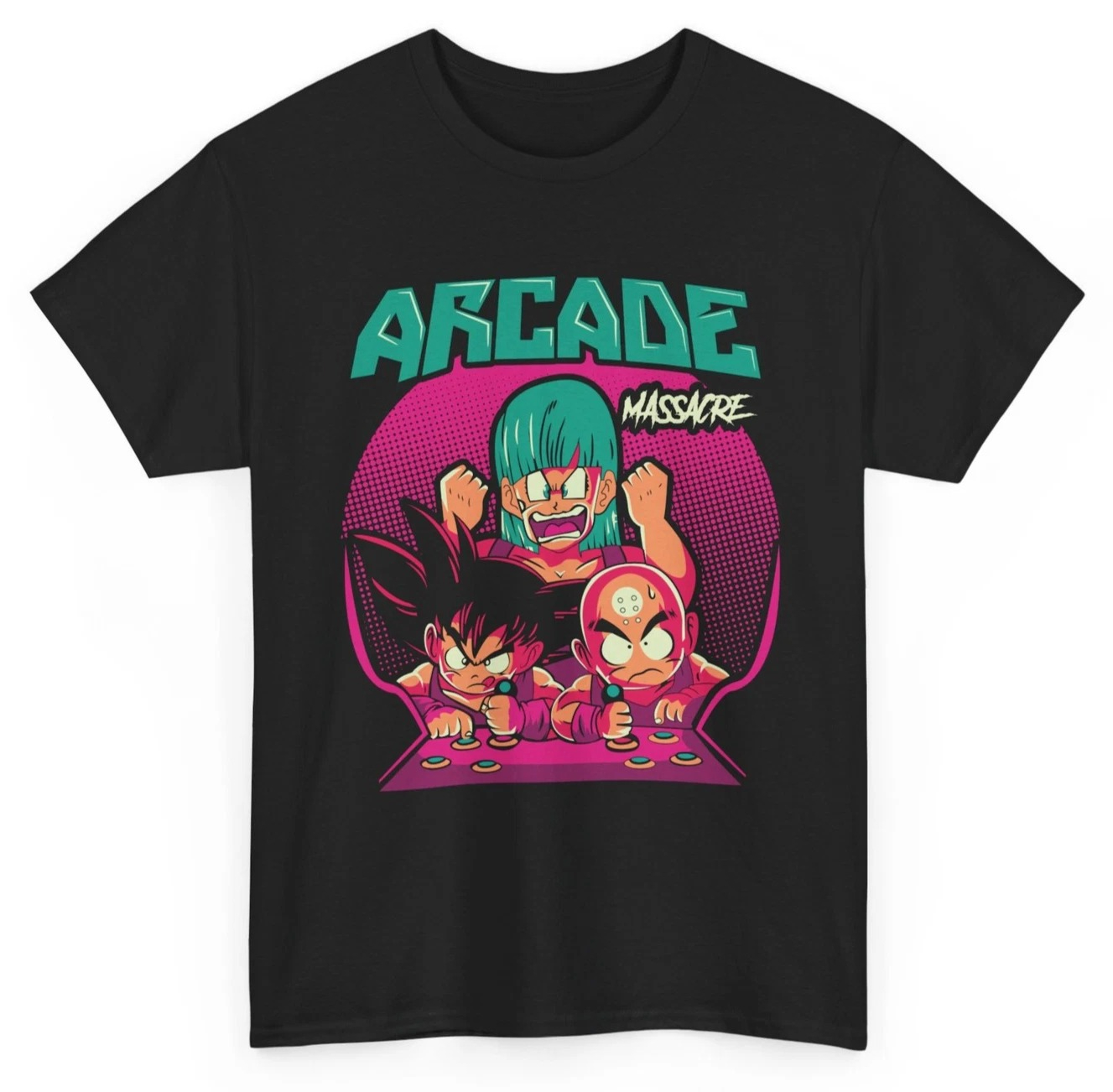 夏のホットセール、悟空&クリリンアーケードTシャツレトロゲー - Retro Gaming Shops のレビューと価格