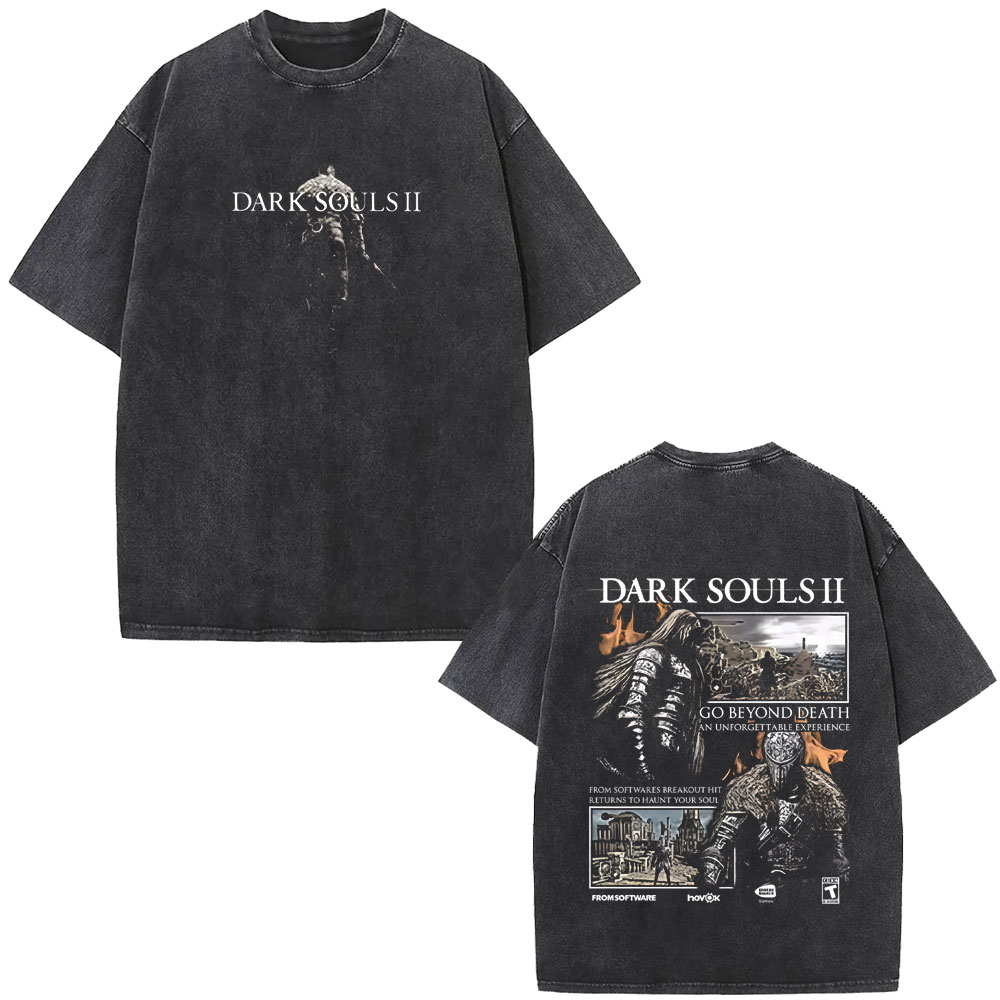 ウォッシュドヴィンテージゲームダークソウルグラフィック Tシ - Retro Gaming T Shirts のレビューと価格