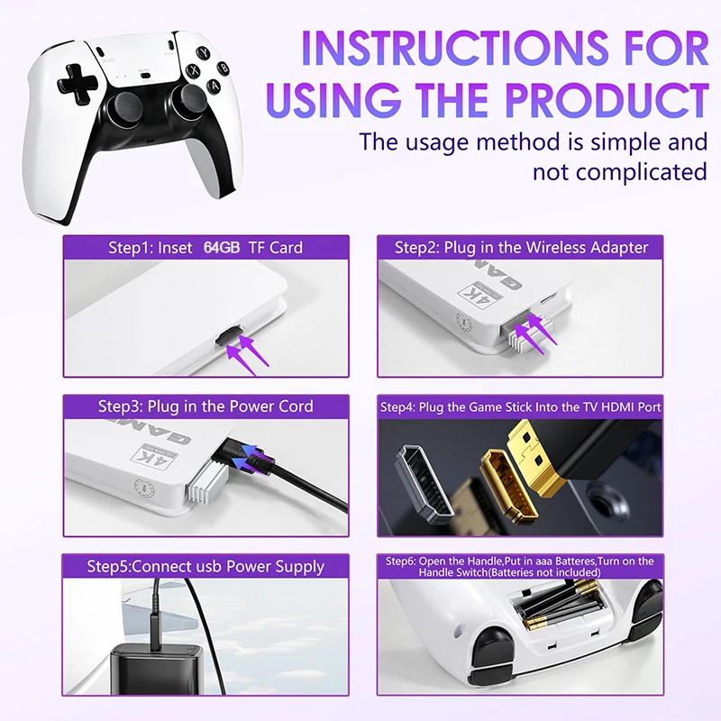 M15 4K TVゲームスティック 64GB内蔵 3/400 - Retro Gaming Game Stick のレビューと価格