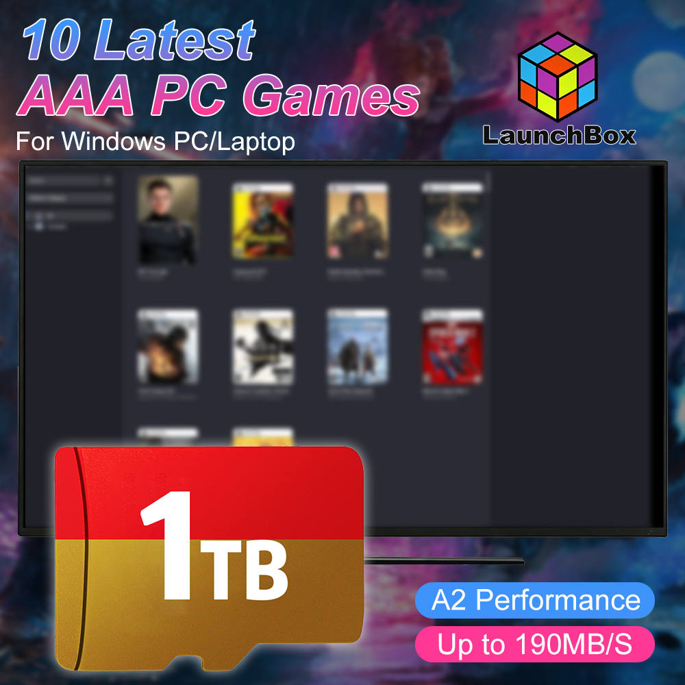 JMachen 1TB ゲームTFカード、最新のAAAゲーム - Retro Gaming Windows のレビューと価格