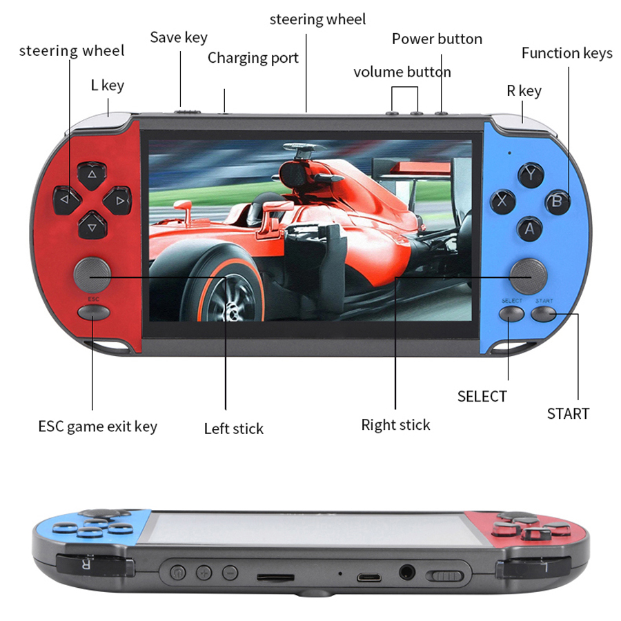 子供のためのレトロなポータブルビデオゲームコンソール,ゲーム - Retro Gaming Portable のレビューと価格