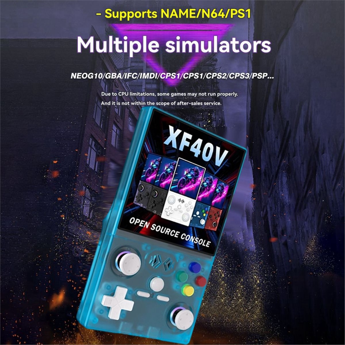 A86G NEW XF40V レトロハンドヘルドゲーム機 4 - Retro Gaming Console Handheld のレビューと価格