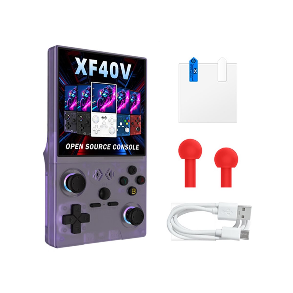 A86G NEW XF40V レトロハンドヘルドゲーム機 4 - Retro Gaming Console Handheld のレビューと価格