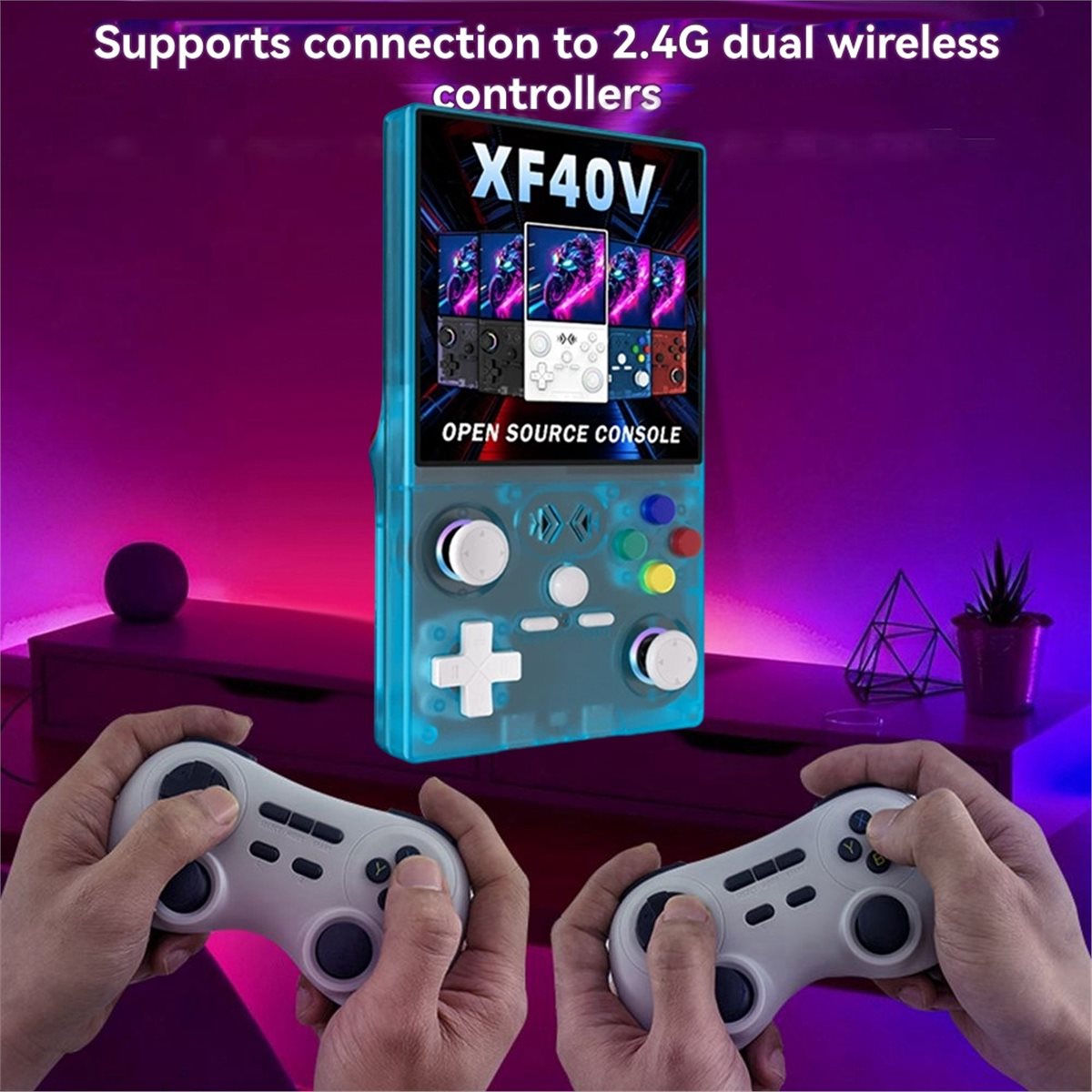 A86G NEW XF40V レトロハンドヘルドゲーム機 4 - Retro Gaming Console Handheld のレビューと価格