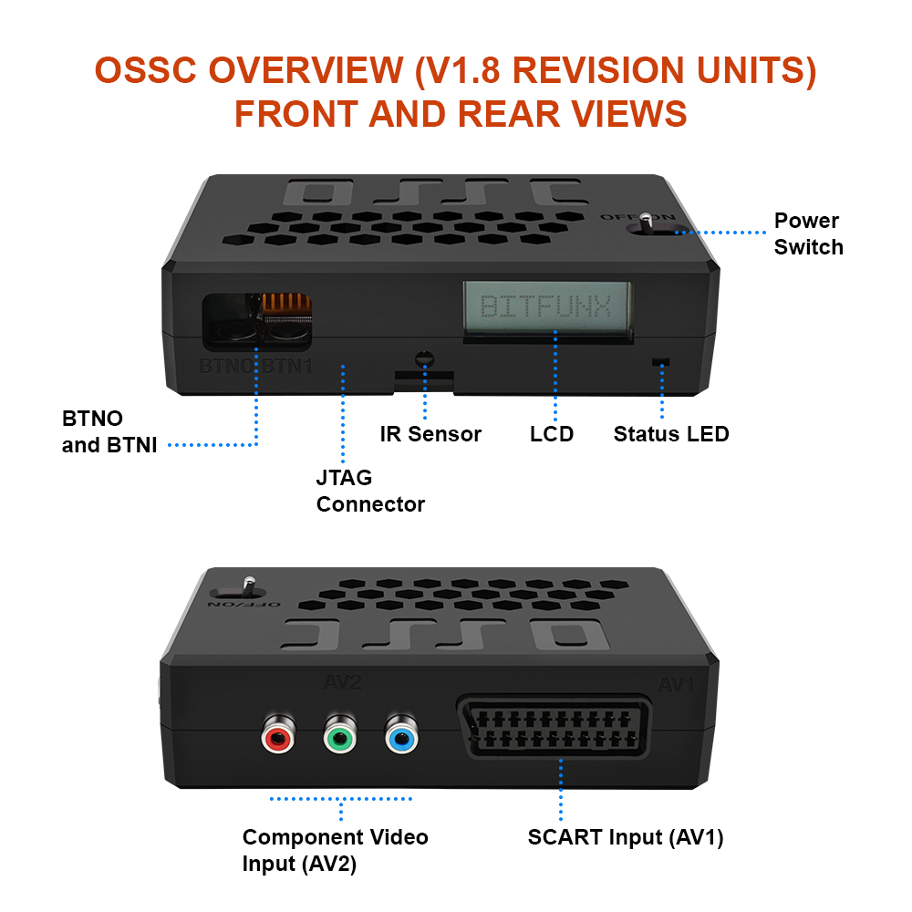 OSSC アップスケーラー HDMI ™   レトロゲームコ - Retro Gaming Hard Drive のレビューと価格