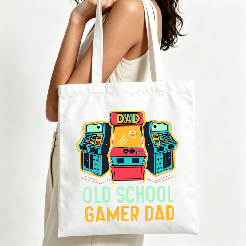 女性用レトロゲーム機グラフィックキャンバストートバッグ、文字 - Retro Gaming Shops のレビューと価格