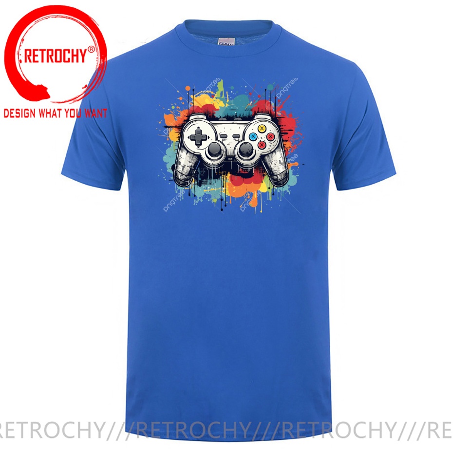 レトロゲーマー風ダメージ加工ゲーミンググラフィックTシャツ  - Retro Gaming Shops のレビューと価格