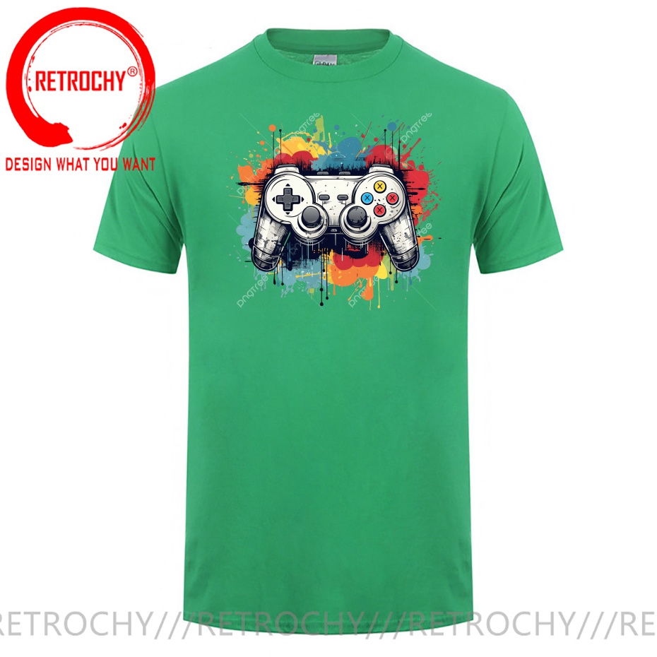 レトロゲーマー風ダメージ加工ゲーミンググラフィックTシャツ  - Retro Gaming Shops のレビューと価格
