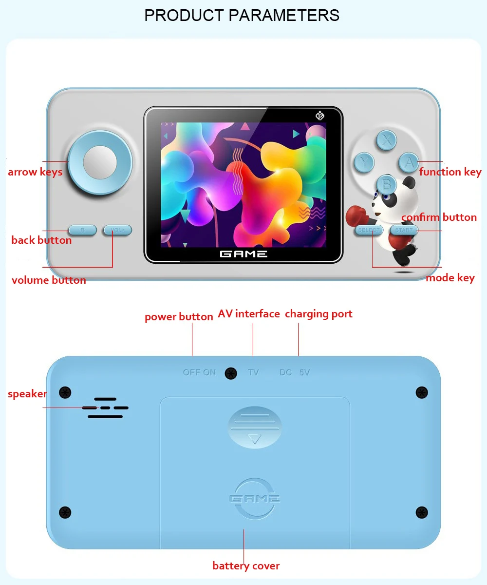 新型S5ミニレトロビデオゲーム機、520種類のクラシックゲー - Retro Gaming Portable のレビューと価格