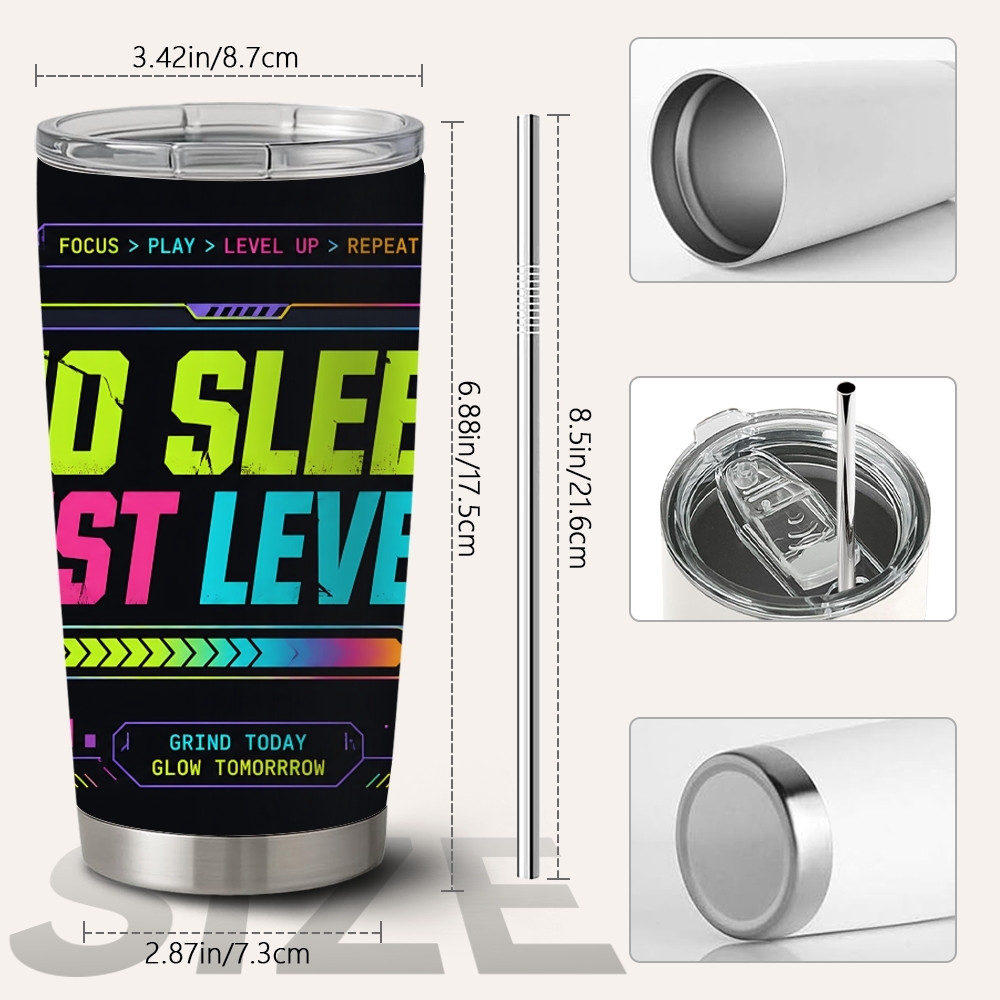 レトロピクセルゲーミング真空断熱ボトル 20oz ステンレス - Retro Gaming Shops のレビューと価格